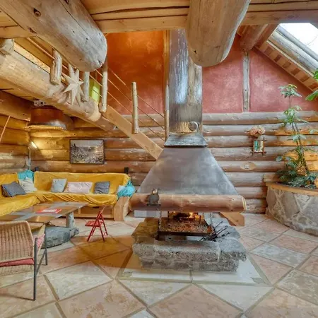 Alpstuga Chalet En Rondins De Bois *